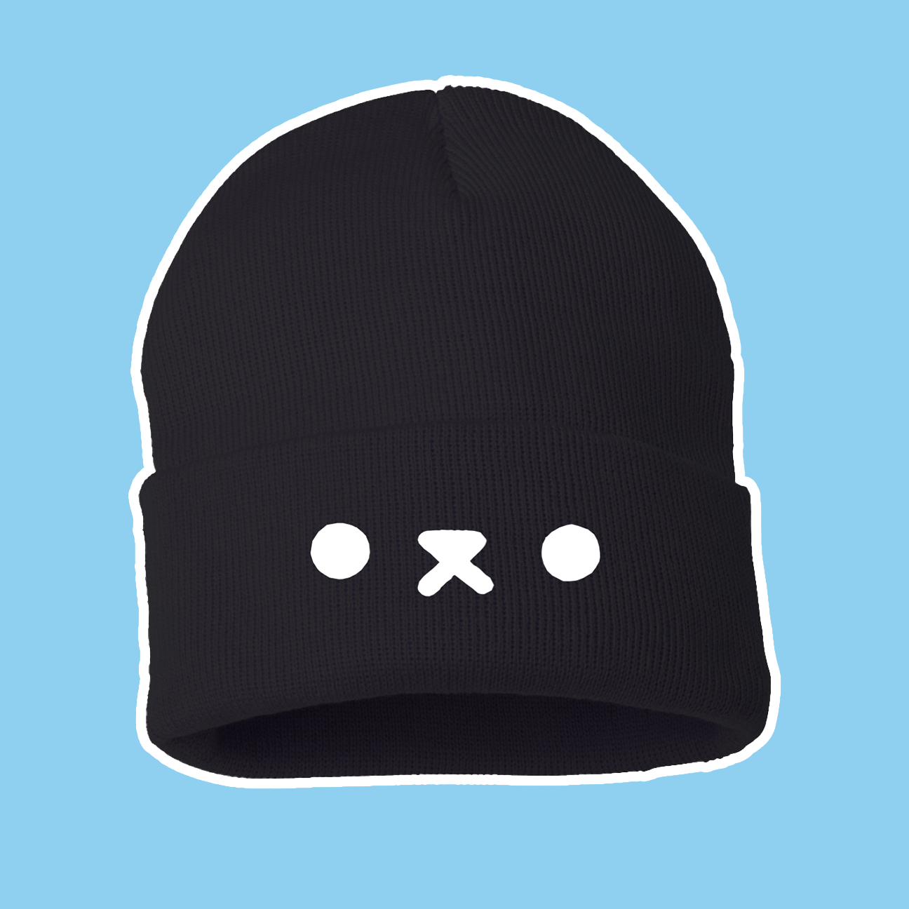 Chugs Embroidered Beanie Black