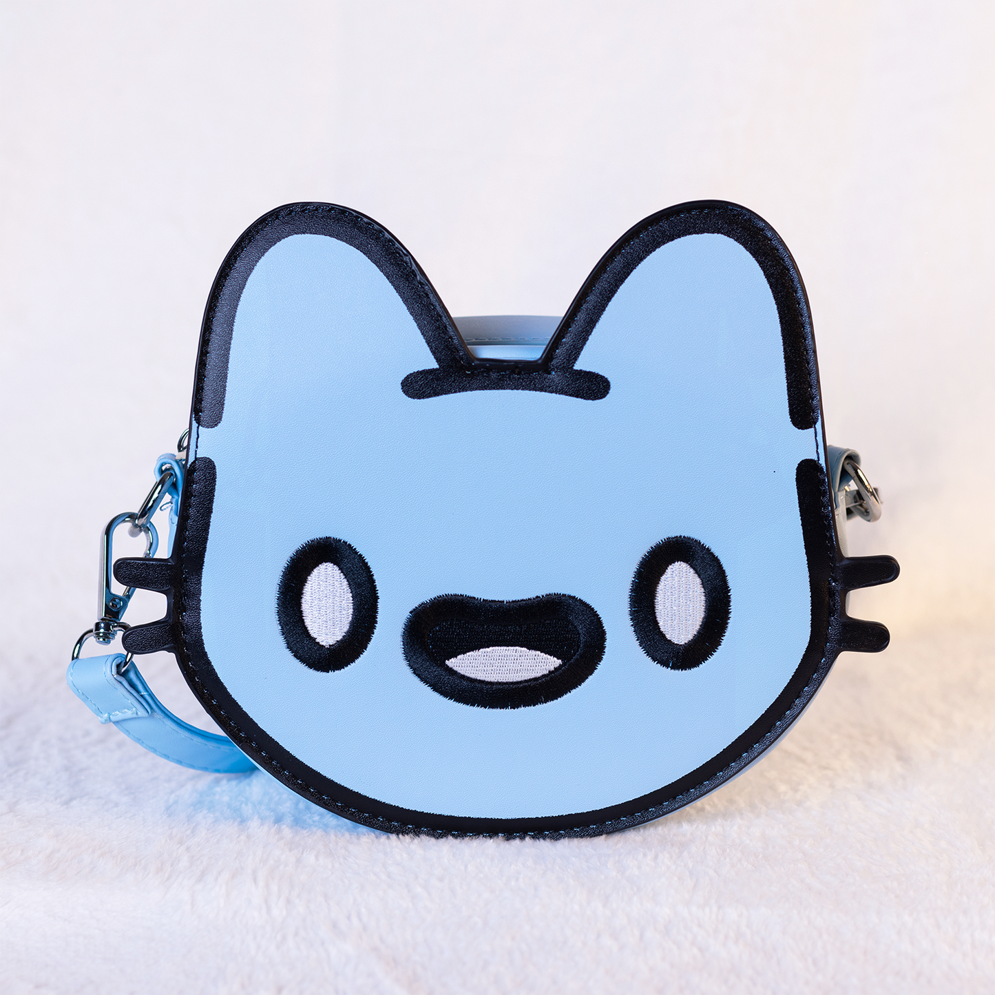 Blue Cat Cross Body Bag