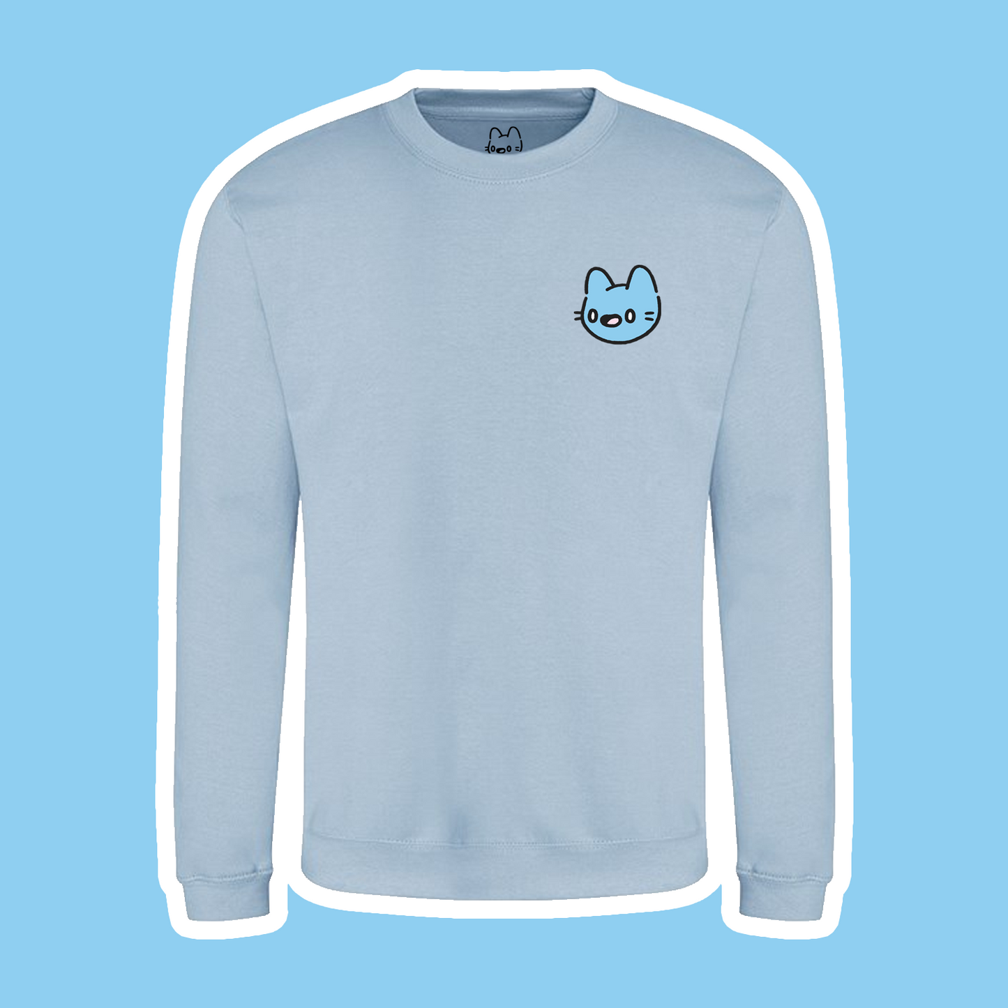 Cool Cats Embroidered Sweatshirt