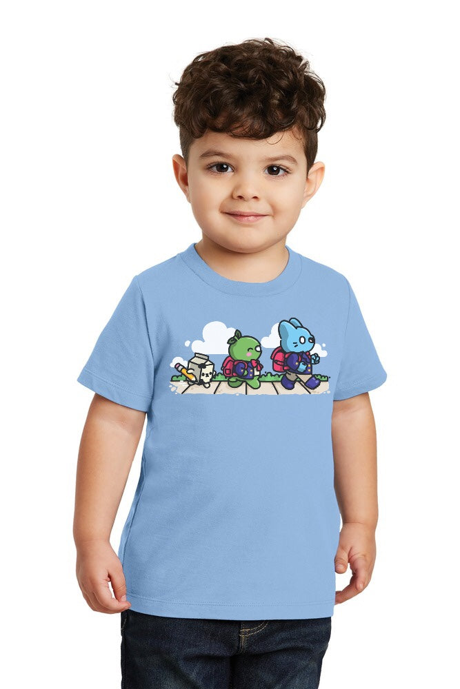 Off To School T-shirt (Toddler) – Cool Cats